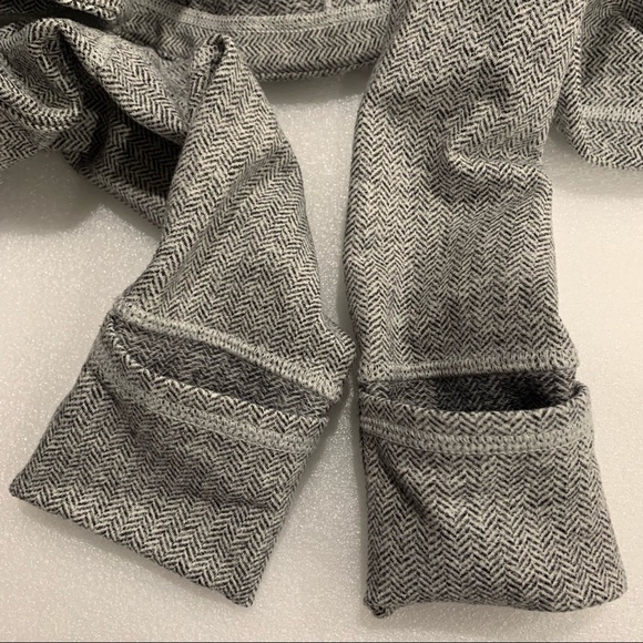 Lululemon Forme Jacket II Textured Heathered Herringbone Heathered Black White - Picture 11 of 15